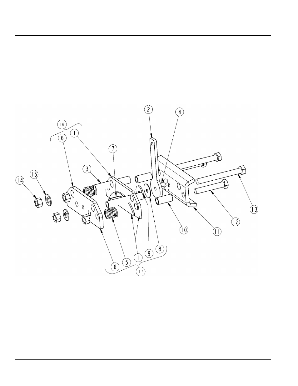 Brake park caliper components, Table of contents part number index | Land Pride Treker 4220ST User Manual | Page 30 / 96