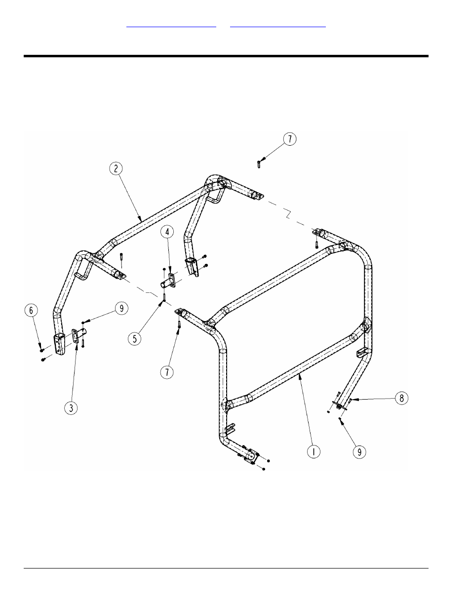 Four post accessory bar, Table of contents part number index | Land Pride Treker 4220ST User Manual | Page 72 / 96