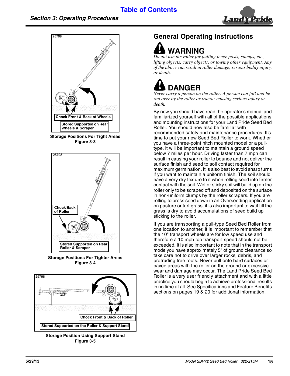 Land Pride 322-215M User Manual | Page 17 / 26