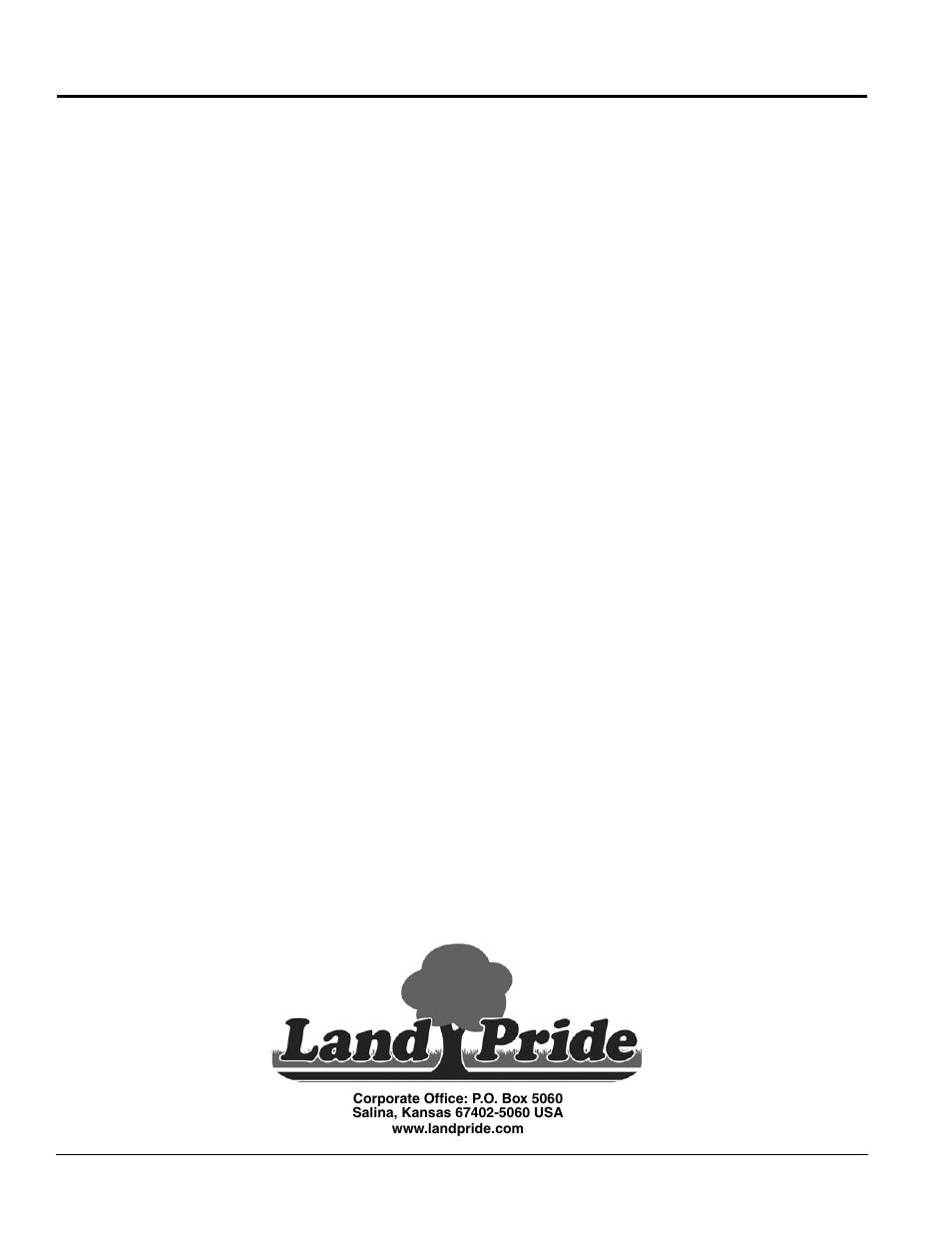 Land Pride 322-215M User Manual | Page 26 / 26