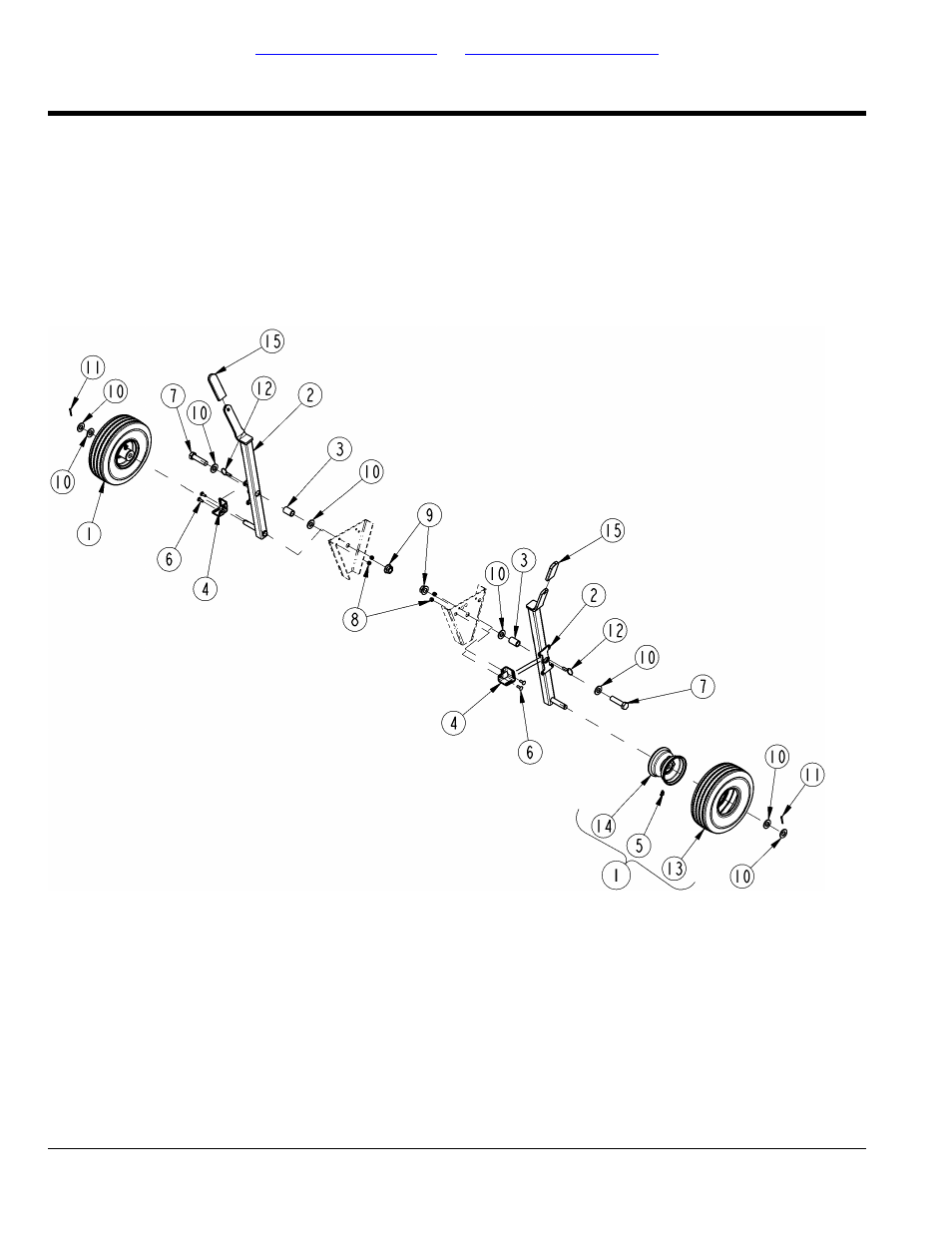 Section 5: options, Transport axle side mount, Table of contents part number index | Land Pride CA0548 User Manual | Page 14 / 18