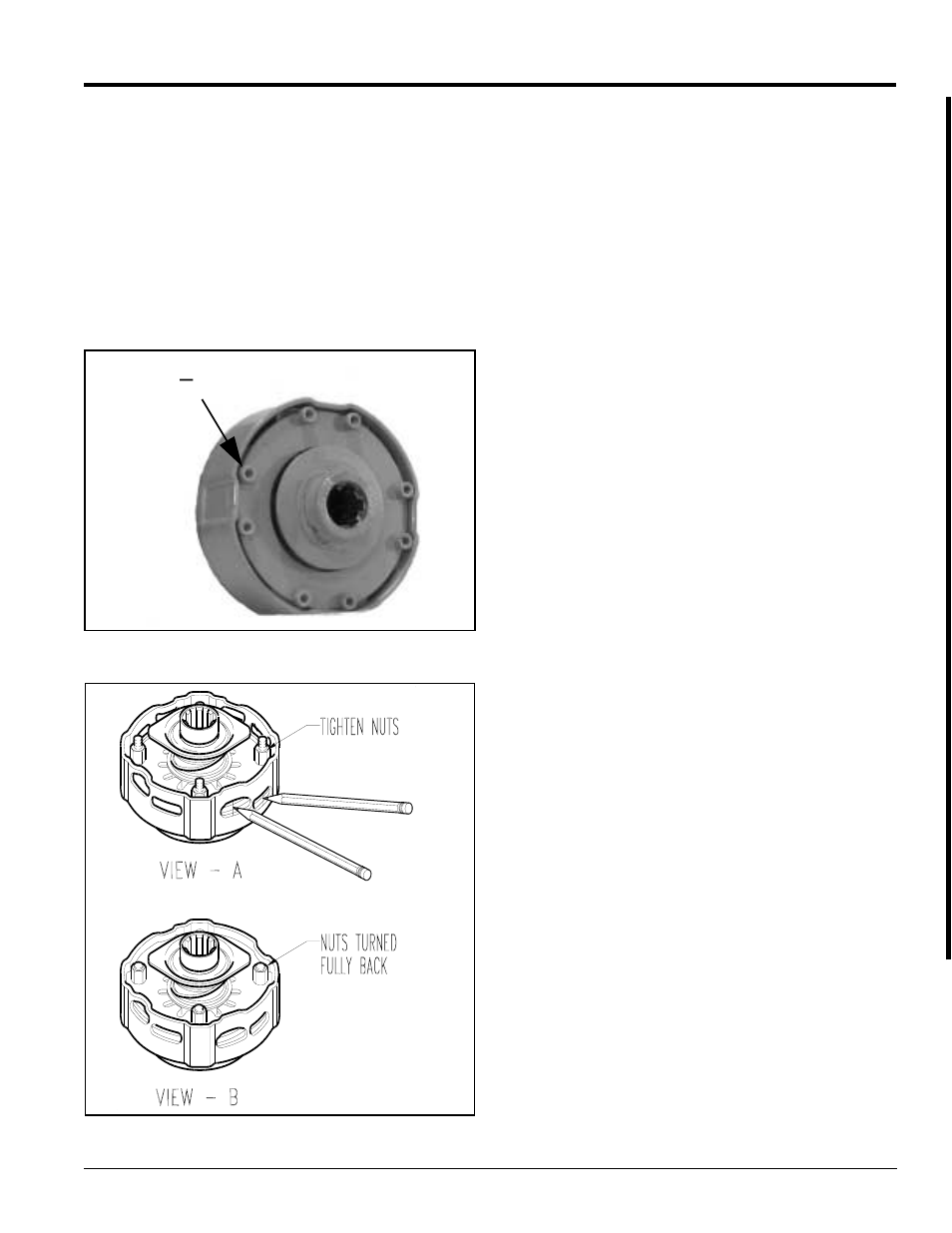 Driveline protection, Clutch run-in, Clutches with 8-alan head socket bolts | Clutches with 4-tightening nuts, Driveline protection clutch run-in, Table of contents driveline protection | Land Pride AFM4014 User Manual | Page 29 / 50