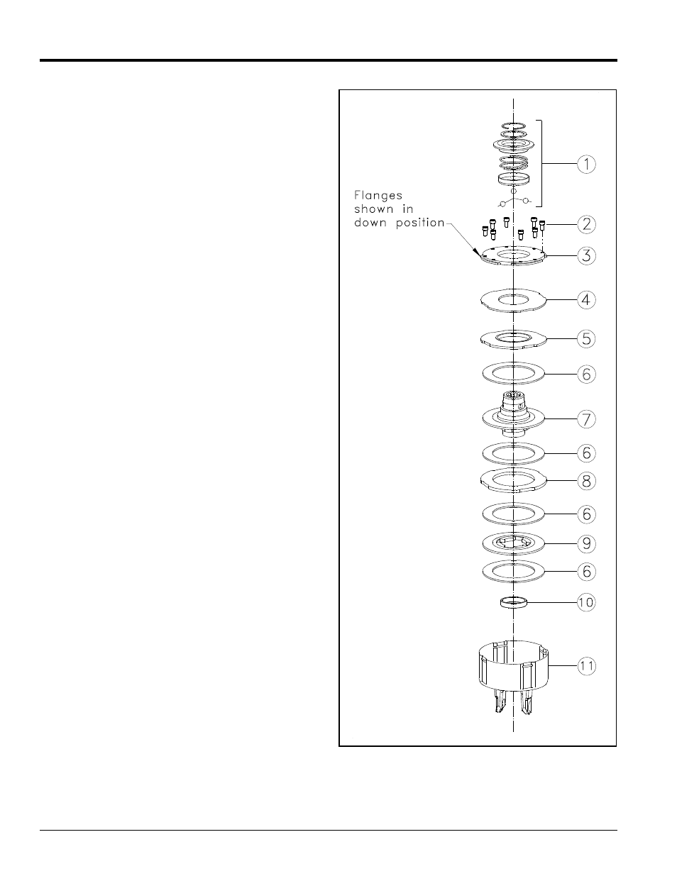 Clutch assembly, Clutches with 8-alan head socket bolts, Table of contents clutch assembly | Land Pride AFM4014 User Manual | Page 30 / 50