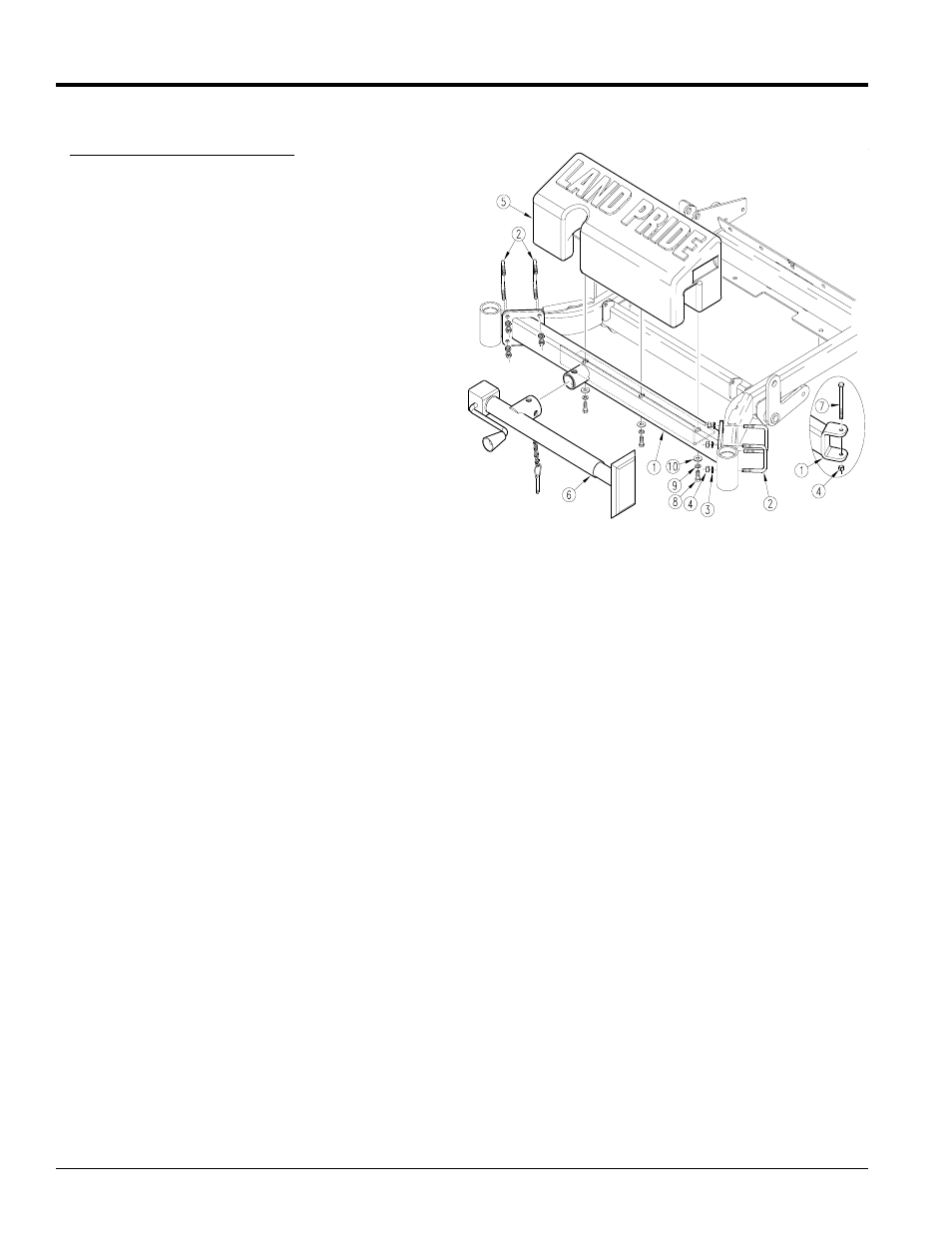 Assembly instructions | Land Pride Z52 User Manual | Page 6 / 10