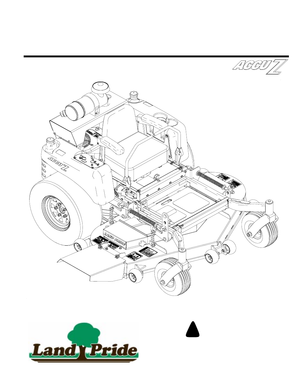 Land Pride Accuz Z52 User Manual | 48 pages