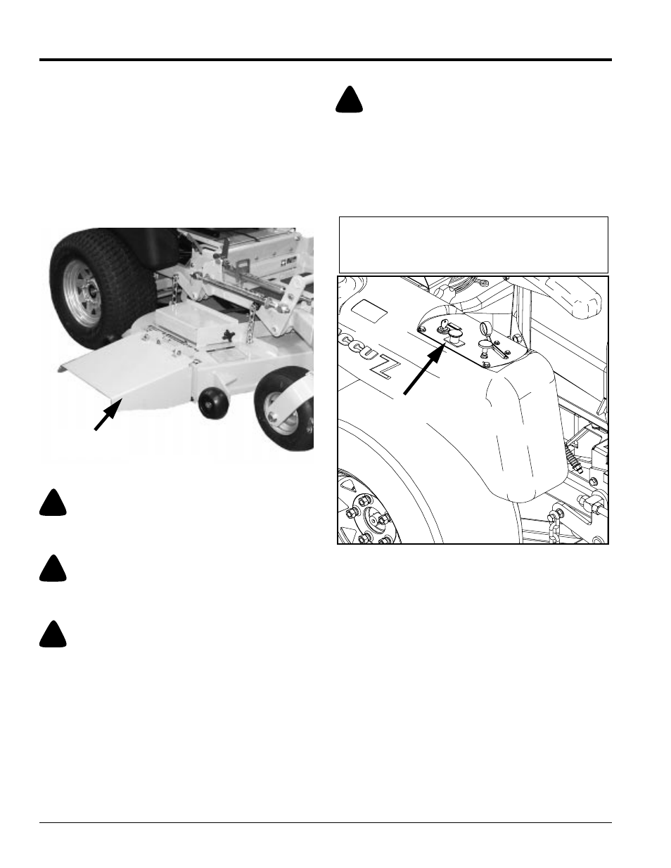 Warning, Danger | Land Pride Accuz Z52 User Manual | Page 20 / 48