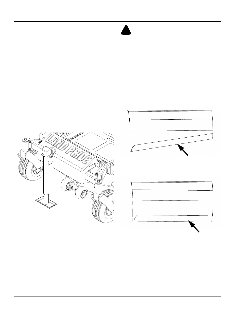 Danger, Belt replacement, Mower blade maintenance | Mower blade removal | Land Pride Accuz Z52 User Manual | Page 40 / 48