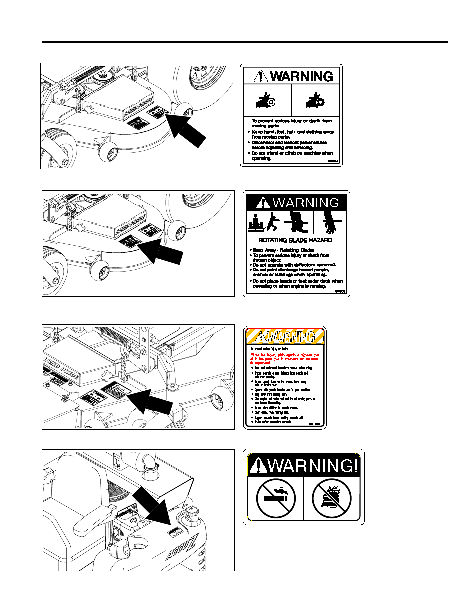 310c, 308c, 399c | 307c, Important safety information | Land Pride Accuz Z52 User Manual | Page 7 / 48