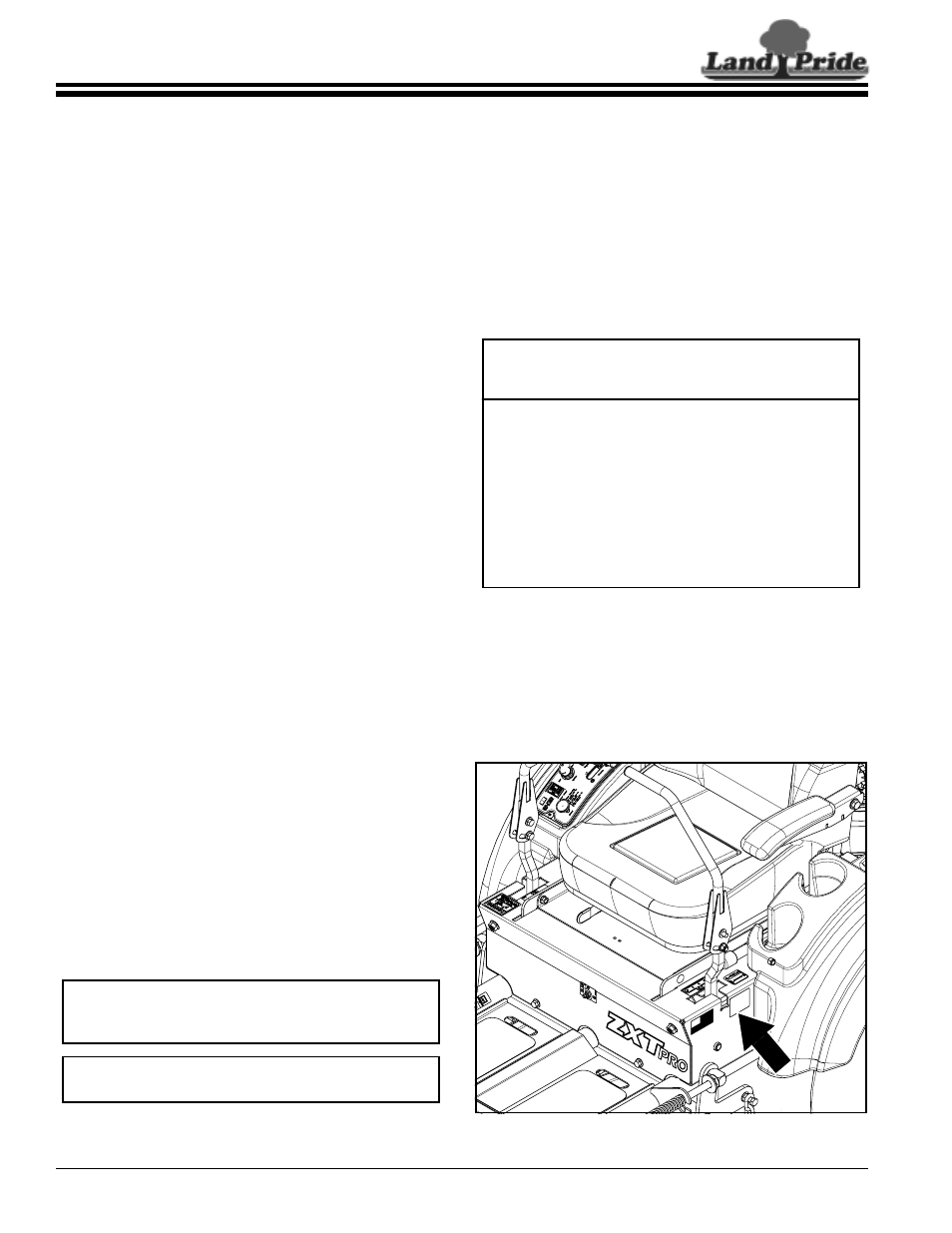 Land Pride ZXT60 User Manual | Page 10 / 62