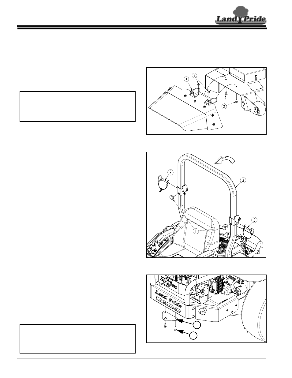 Land Pride ZXT60 User Manual | Page 12 / 62