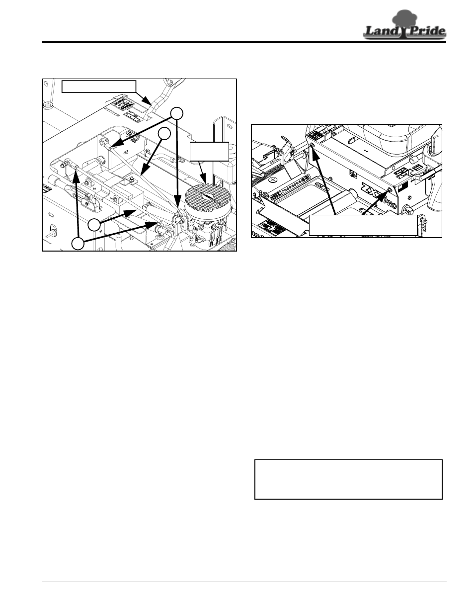 Land Pride ZXT60 User Manual | Page 25 / 62