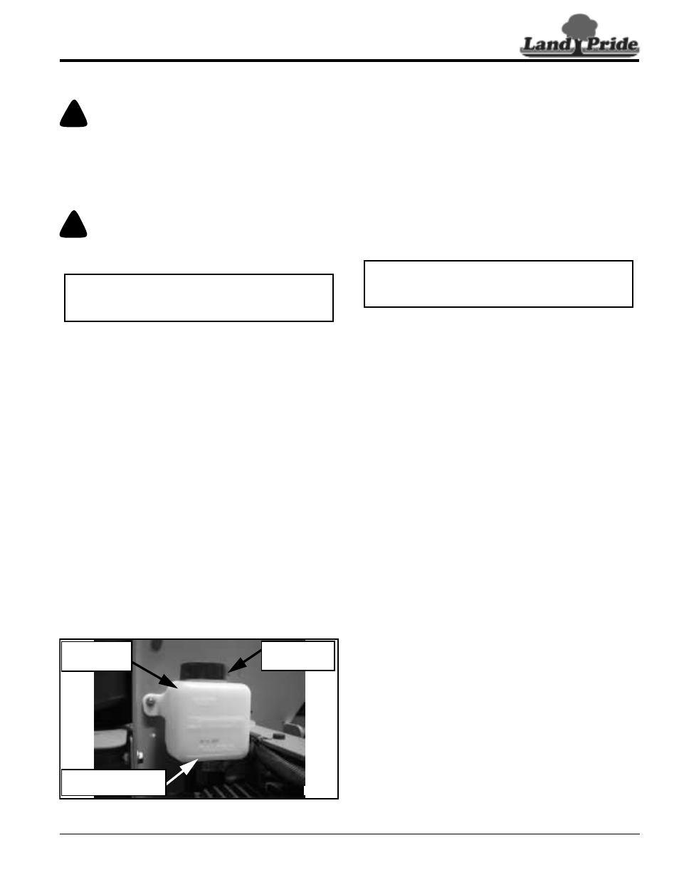 Hydrostatic drive system, Hydraulic oil level check, Hydraulic oil and filter change | Danger, Warning, Table of contents hydrostatic drive system | Land Pride ZXT60 User Manual | Page 39 / 62