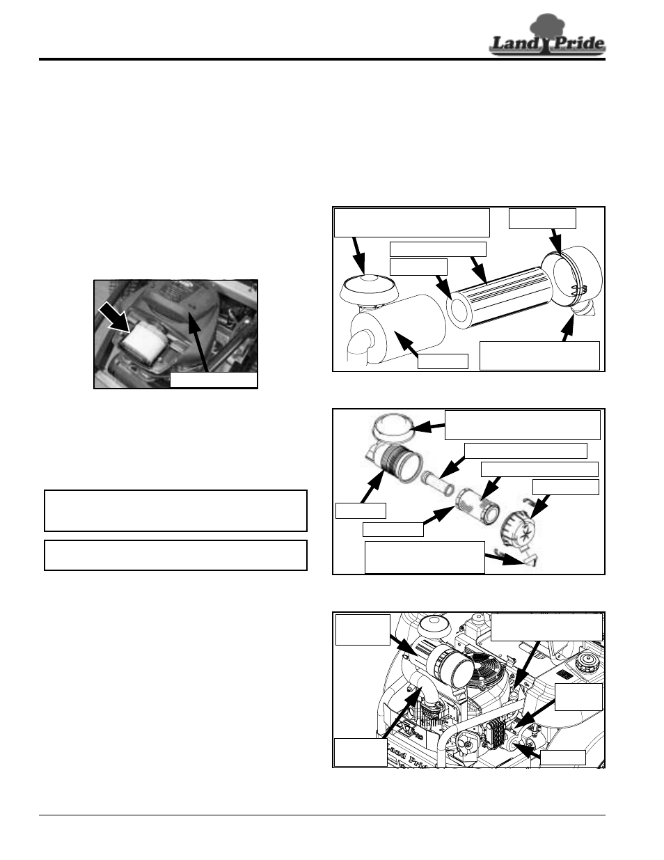 Land Pride ZXT60 User Manual | Page 42 / 62