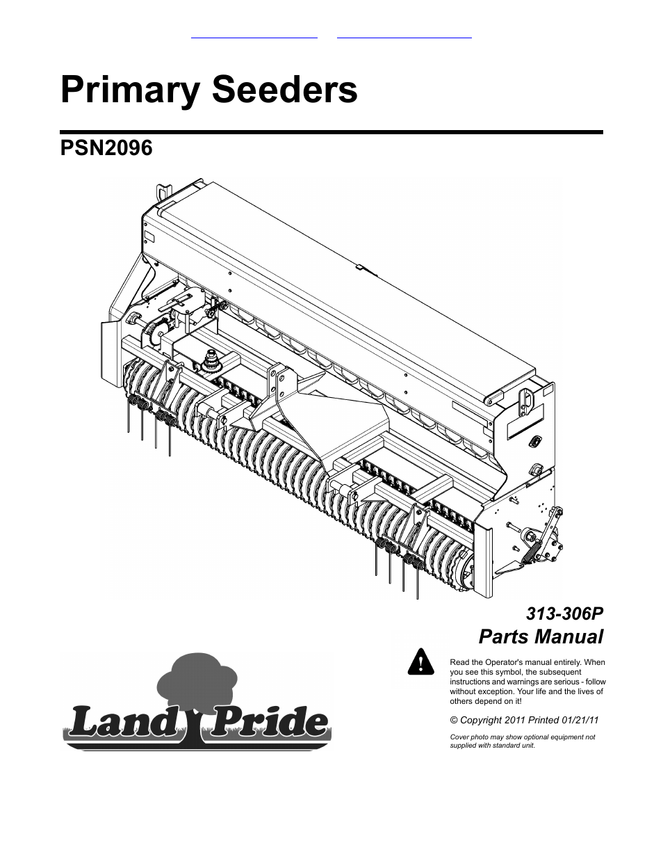 Land Pride 20583 User Manual | 66 pages