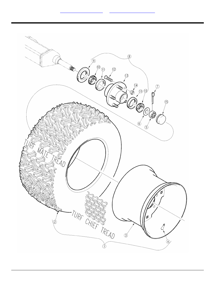 Transport frame tire and hub, Table of contents part number index | Land Pride AFM40200 User Manual | Page 12 / 82