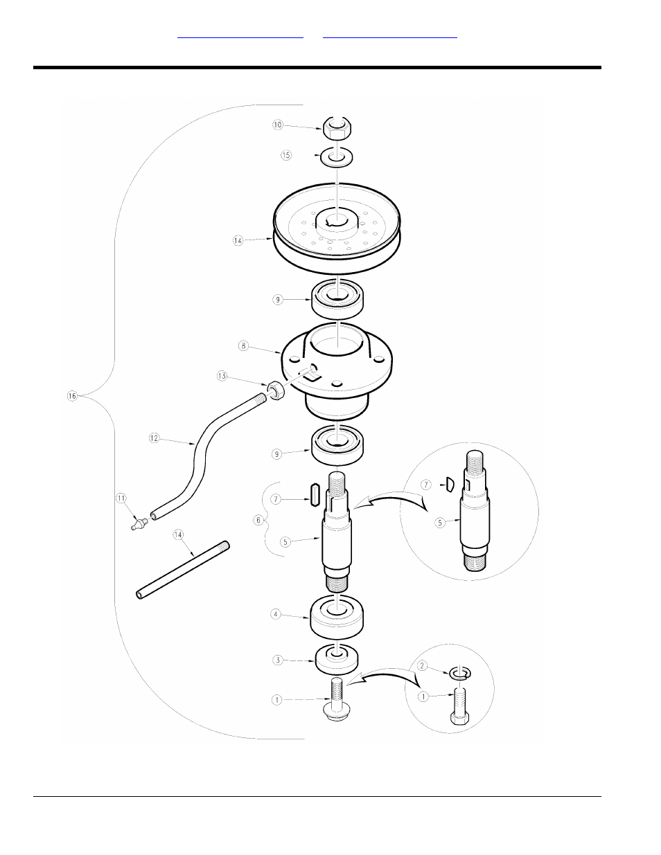 Center deck blade hub, Table of contents part number index | Land Pride AFM40200 User Manual | Page 34 / 82