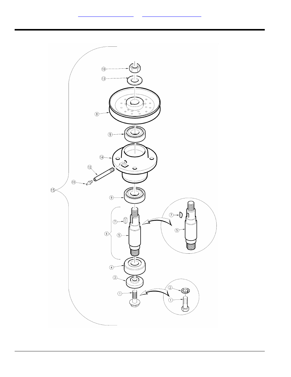 Right hand and left hand deck blade hub, Table of contents part number index | Land Pride AFM40200 User Manual | Page 40 / 82