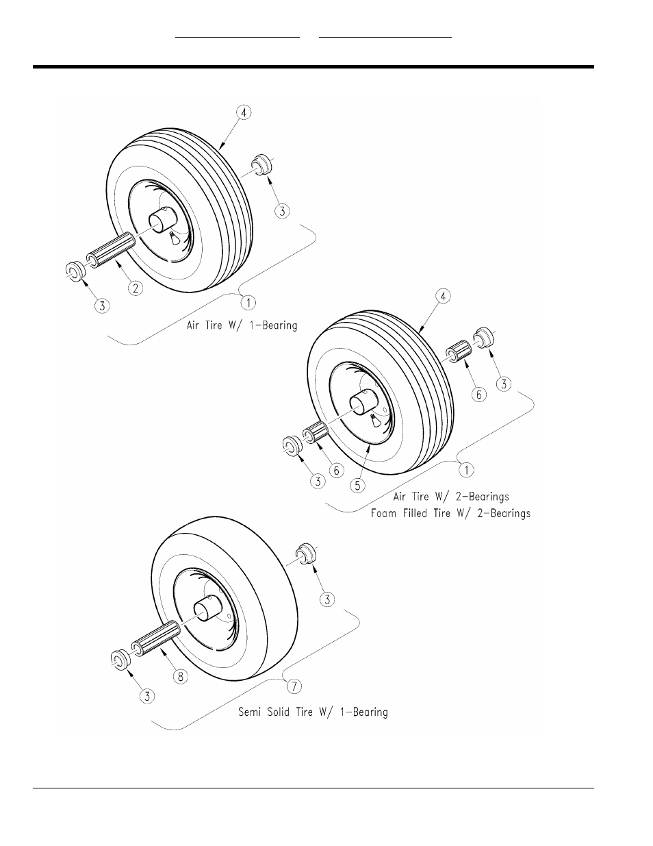 Gauge wheels 814-070c and 814-114c) (s/n 231294-), Gauge wheels 814-070c and 814-114c) (s/n, Table of contents part number index | Land Pride AFM40200 User Manual | Page 48 / 82