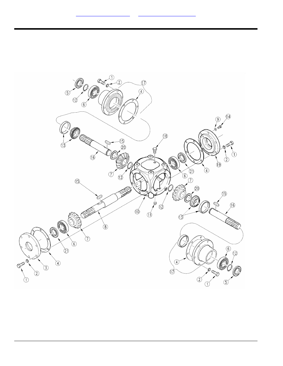 Gearbox 4-way splitter (826-097c), Table of contents part number index | Land Pride AFM40200 User Manual | Page 56 / 82