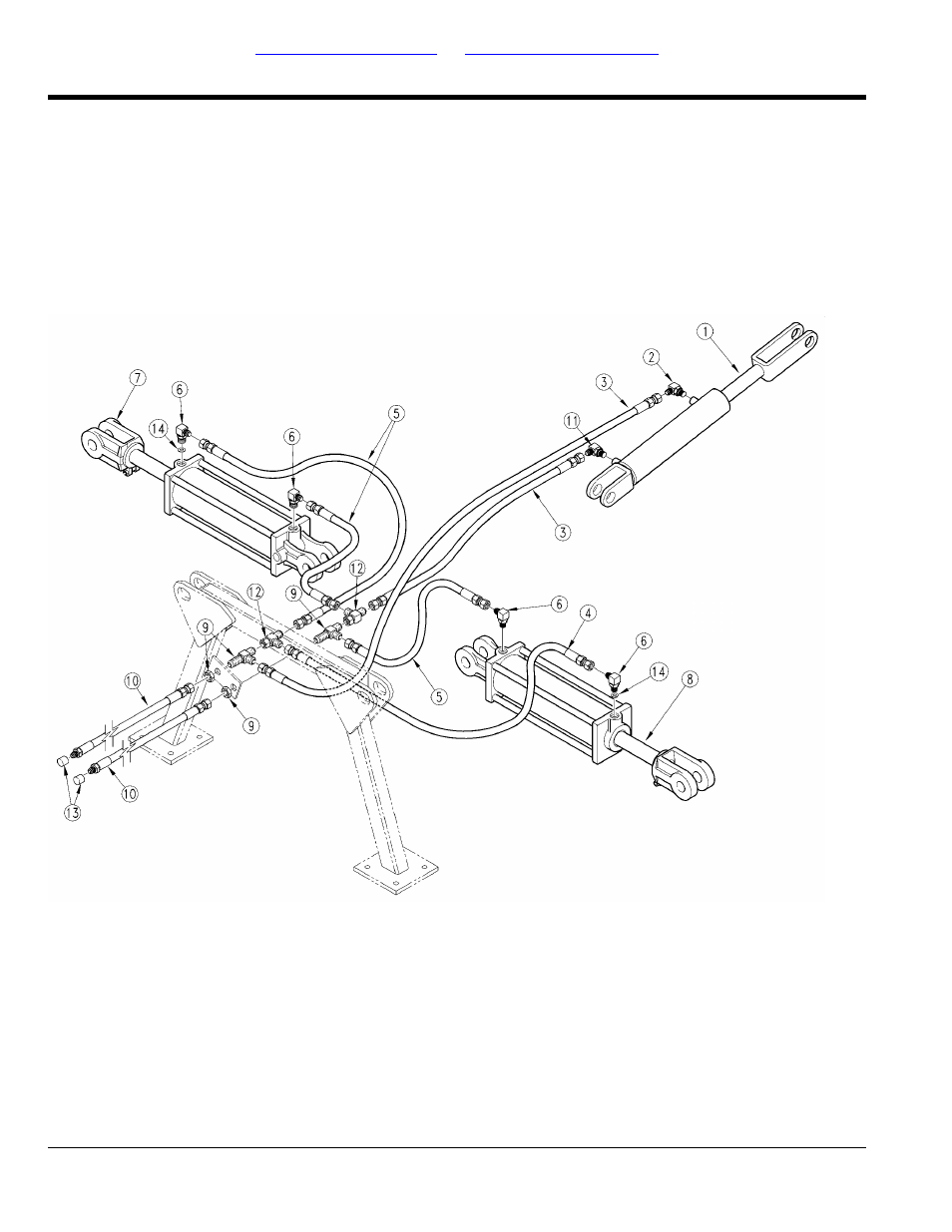 Section 7: hydraulics, Hydraulic arrangement, Table of contents part number index | Land Pride AFM40200 User Manual | Page 62 / 82