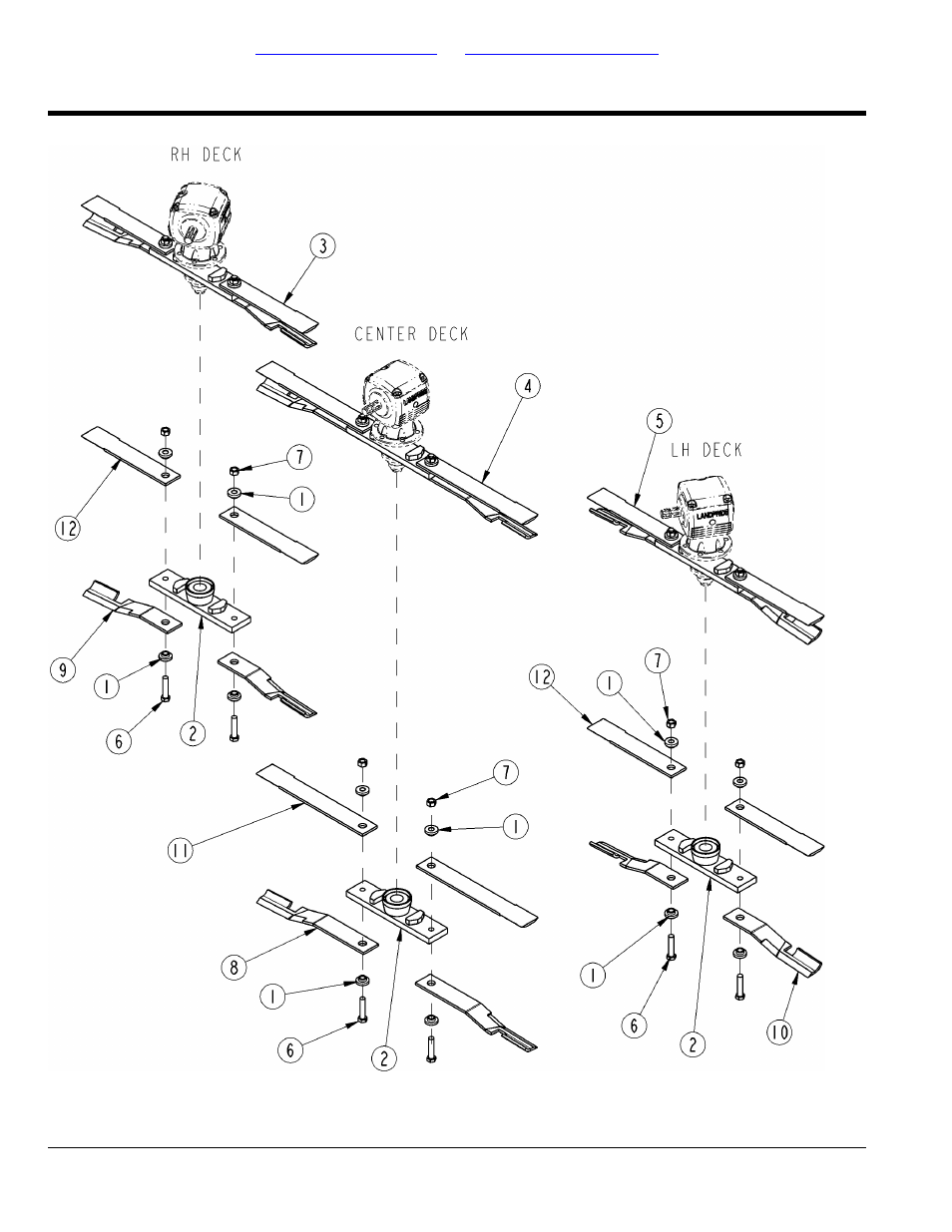 Shredder kit omni (s/n 235491-), Table of contents part number index | Land Pride RCM5015 User Manual | Page 164 / 342