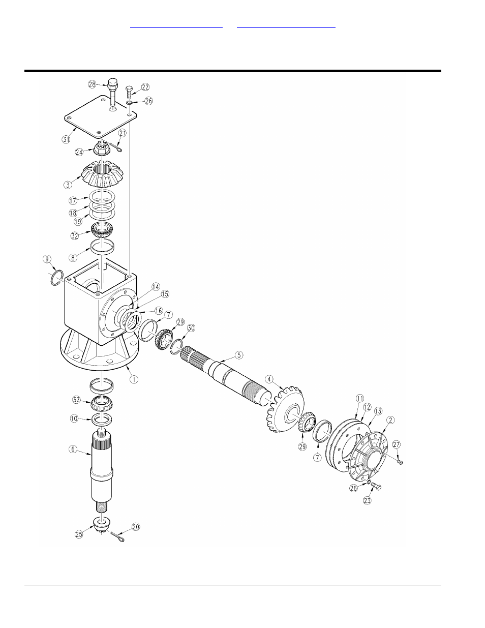 Gearbox 1000 rpm rcm5015 (826-178c) & (826-175c), Rcm6015 (826-235c) omni, Table of contents part number index | Land Pride RCM5015 User Manual | Page 266 / 342