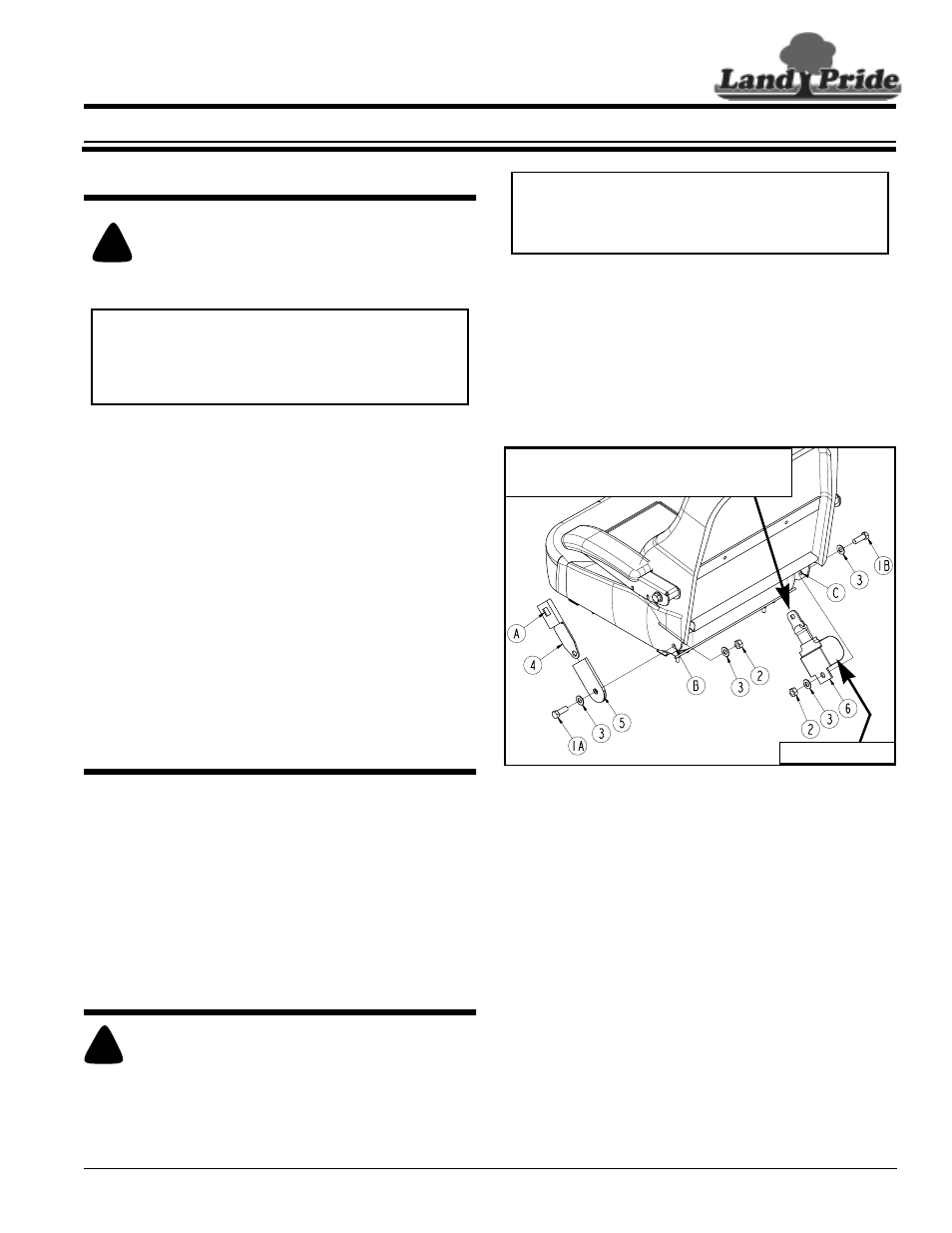 Land Pride ZXT72 Pro User Manual | 2 pages