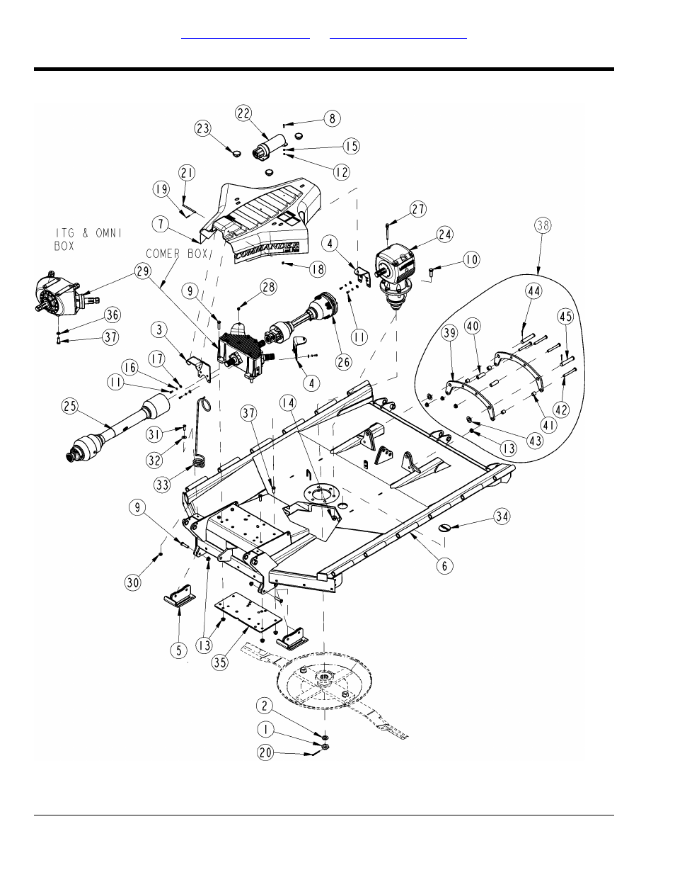 Deck center section (rc56), Table of contents part number index | Land Pride RCC5615 User Manual | Page 10 / 180