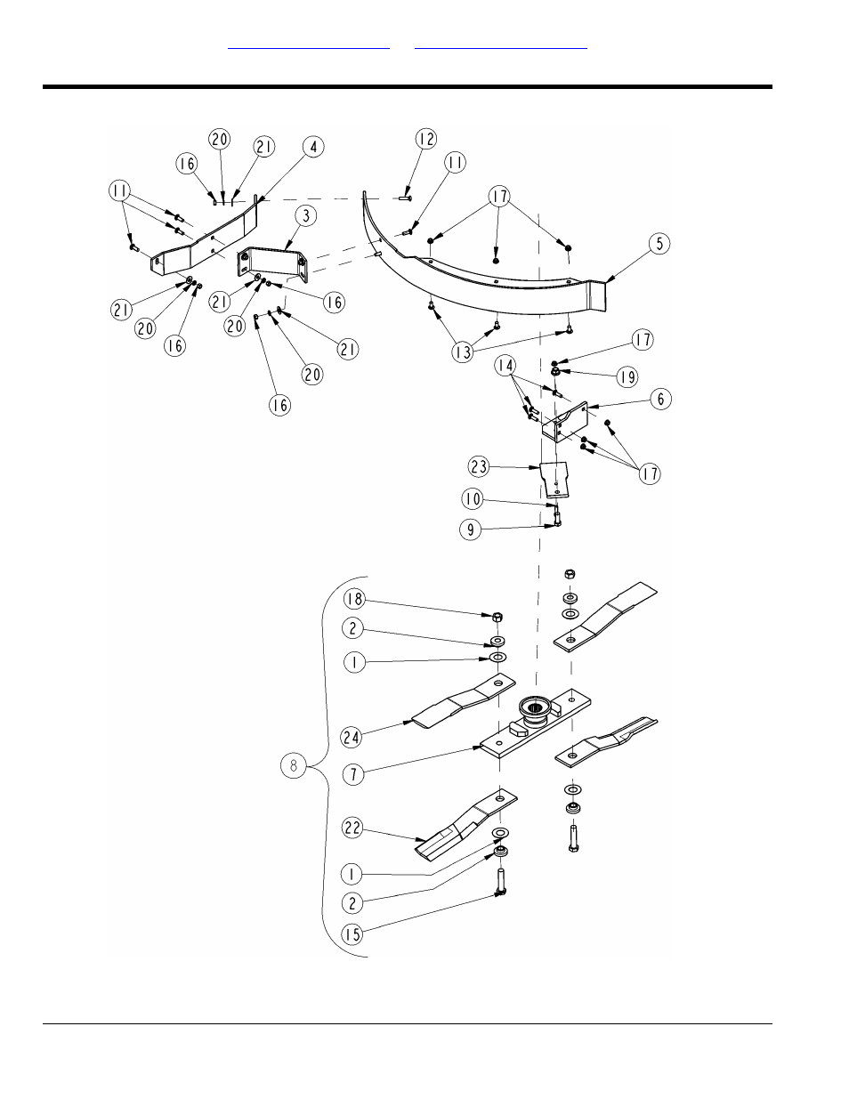 Shredder/baffle components lh deck, Table of contents part number index | Land Pride RCC5615 User Manual | Page 172 / 180