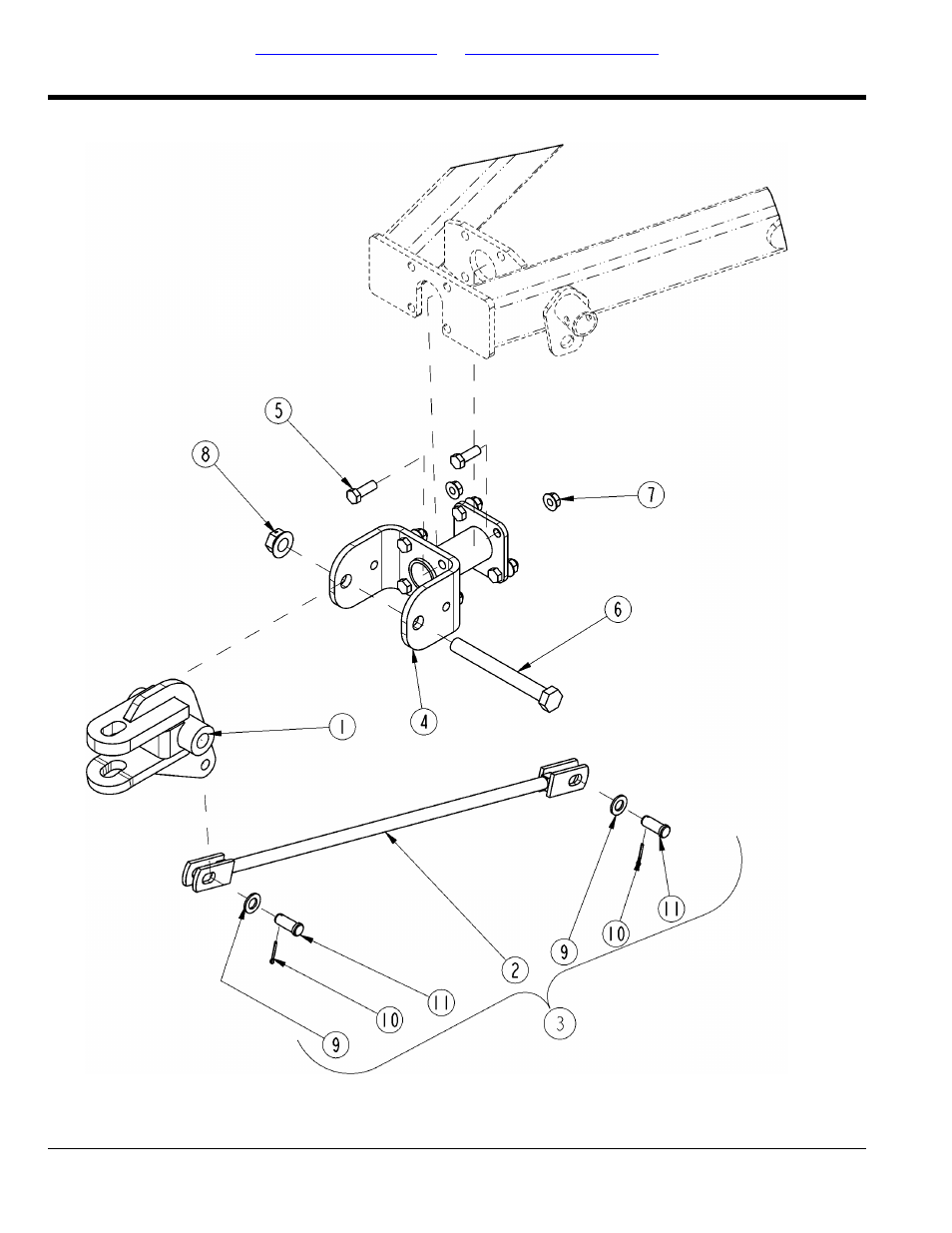 Hitch standard pivoting clevis, Table of contents part number index | Land Pride RCC5615 User Manual | Page 26 / 180