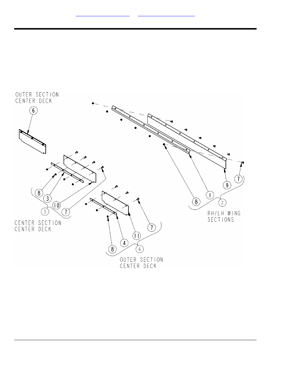 Guards rubber front, Table of contents part number index | Land Pride RCC5615 User Manual | Page 48 / 180