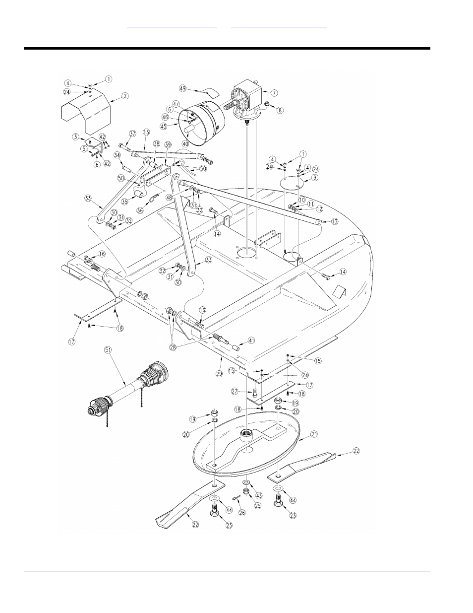 Deck, Table of contents part number index | Land Pride RCR2560 User Manual | Page 10 / 94