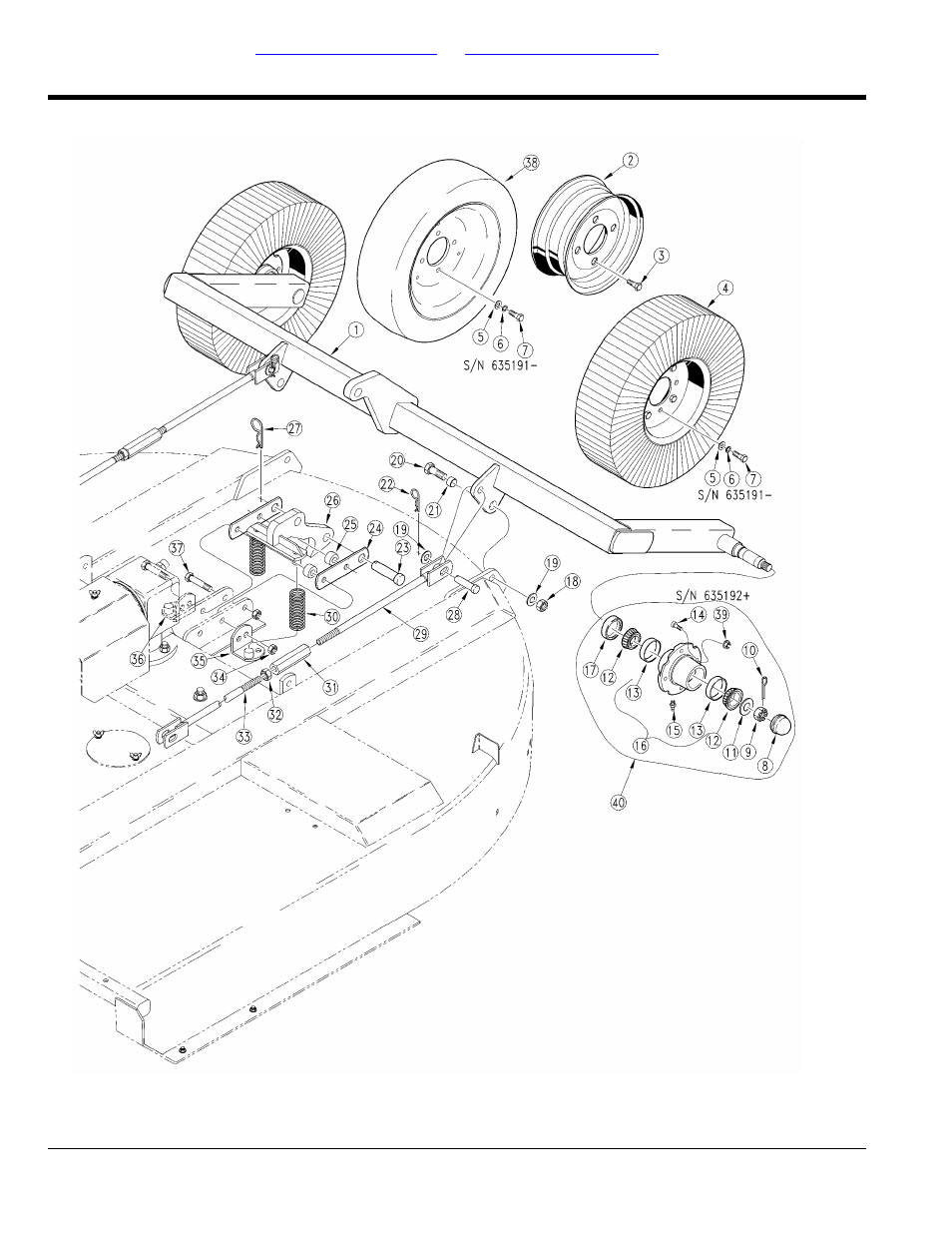 Rear axle, Table of contents part number index | Land Pride RCR2560 User Manual | Page 26 / 94