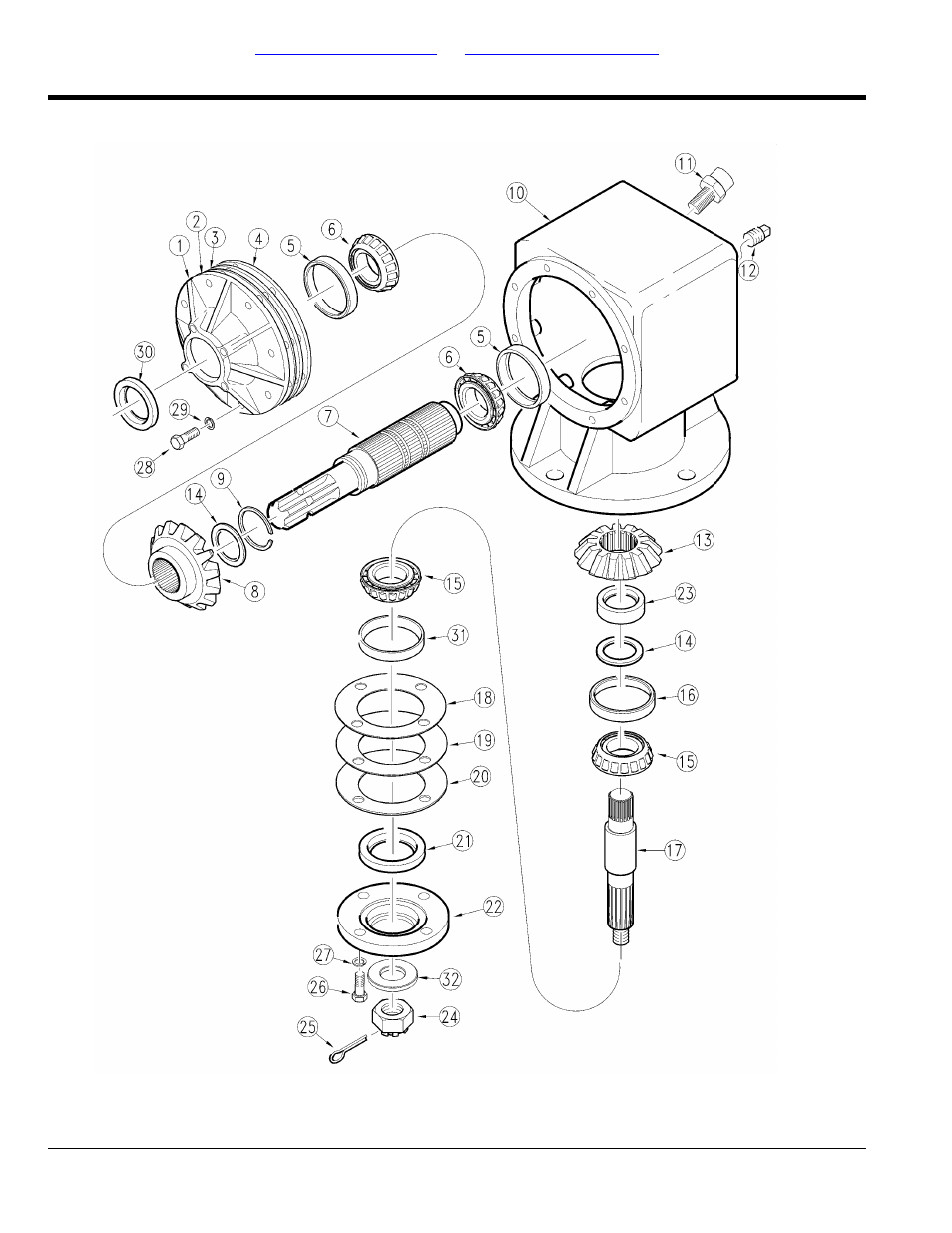 Gearbox (826-038c) omni, Table of contents part number index | Land Pride RCR2560 User Manual | Page 78 / 94