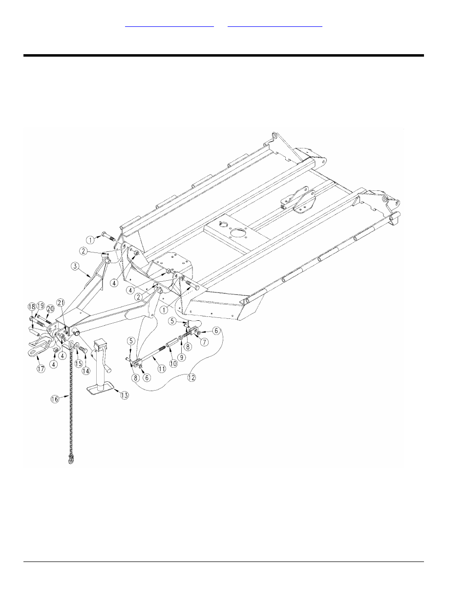 Hitch, Table of contents part number index | Land Pride RCR3515 User Manual | Page 130 / 246