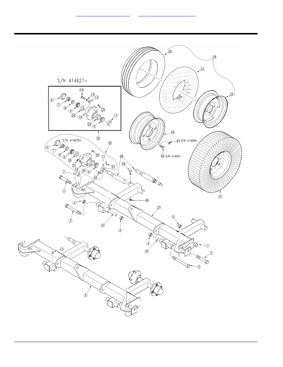 Section 3: axles, Axle center deck (9s/n 495151-), Table of contents part number index | Land Pride RCR3515 User Manual | Page 134 / 246