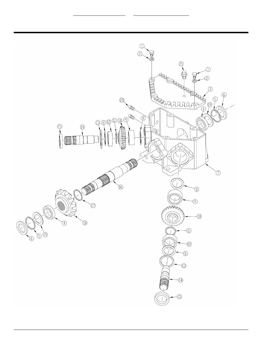 Gearbox divider 1000 rpm (826-281c) comer, Table of contents part number index | Land Pride RCR3515 User Manual | Page 206 / 246
