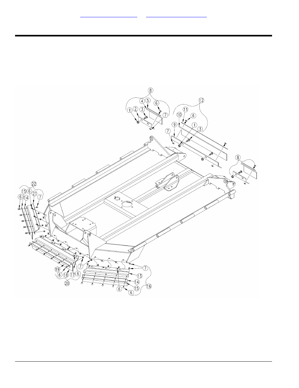 Guards center deck rubber s/n 547835, Table of contents part number index | Land Pride RCR3515 User Manual | Page 32 / 246