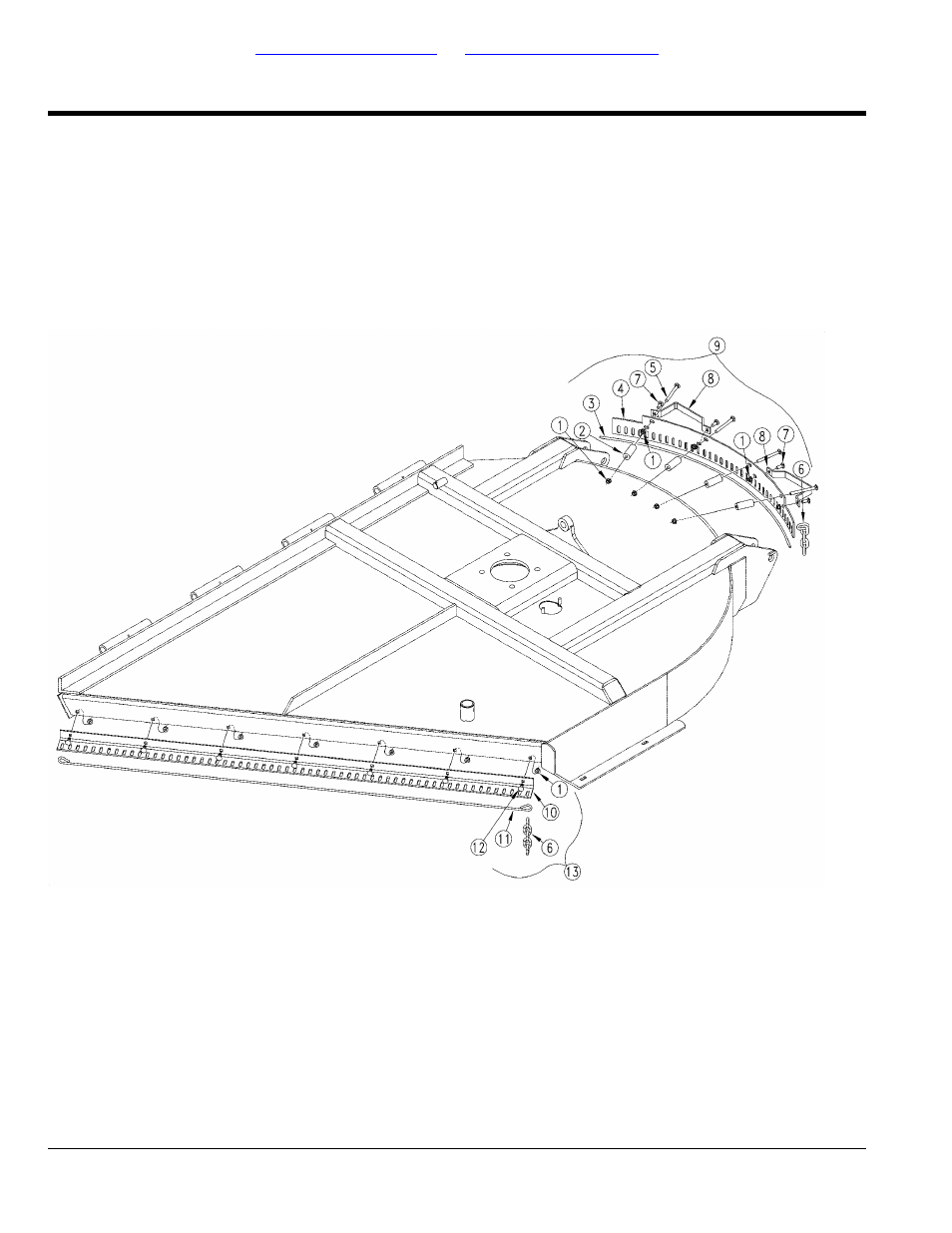 Guards wing deck chains, Table of contents part number index | Land Pride RCR3515 User Manual | Page 42 / 246