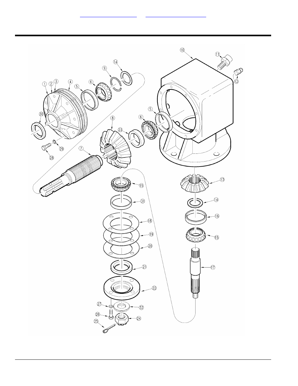 Gearbox right deck 540 rpm (826-282c) omni (s/n, Table of contents part number index | Land Pride RCR3515 User Manual | Page 94 / 246