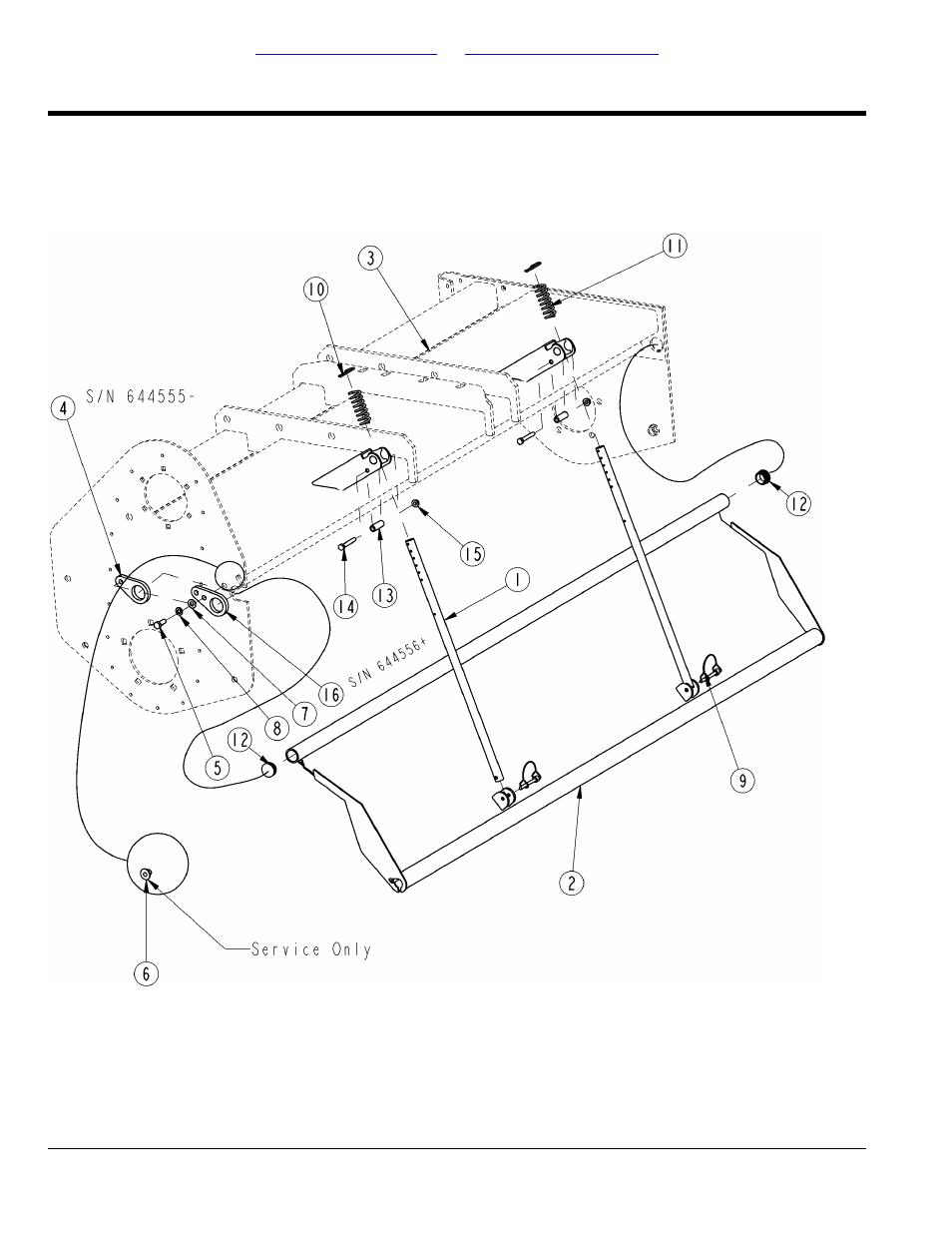 Rear deflector (rta3568 shown) (s/n 395687+), Table of contents part number index | Land Pride RTR25 User Manual | Page 118 / 194