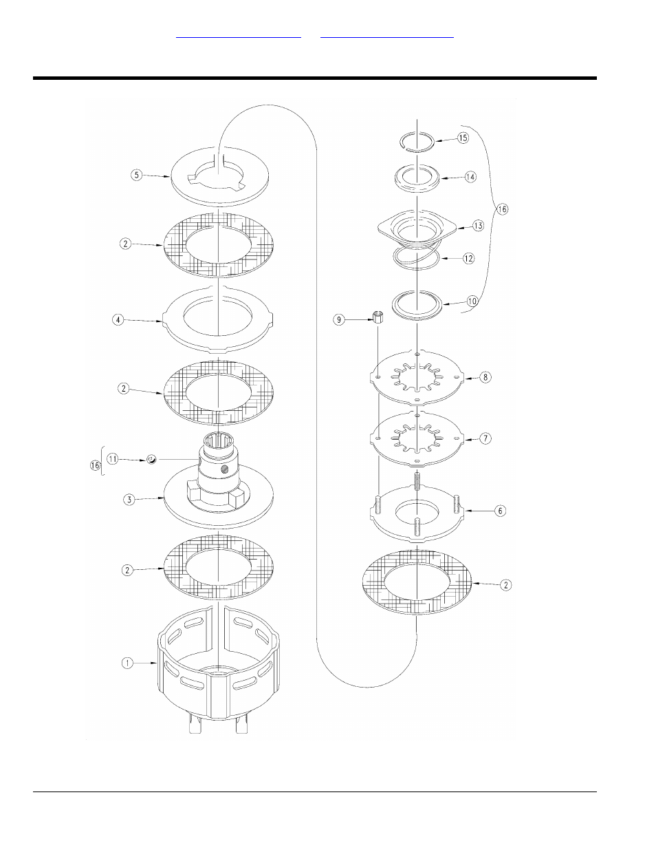 Driveline slip clutch (321166) walterscheid, Table of contents part number index | Land Pride RTR25 User Manual | Page 132 / 194