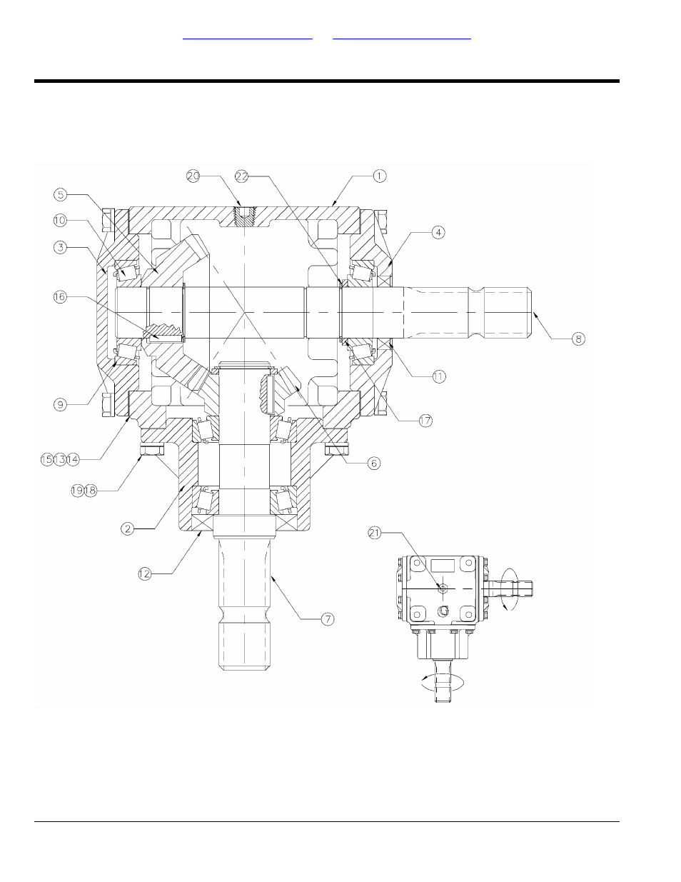 Gearbox (826-271c) omni, Table of contents part number index | Land Pride RTR25 User Manual | Page 40 / 194