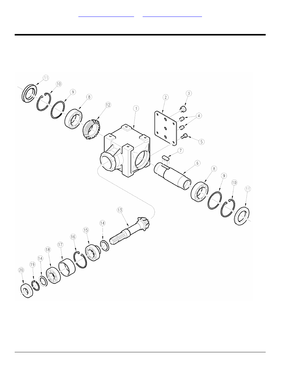 Section 4: gearboxes, Gearbox (826-016c) comer (s/n 362216- and, Table of contents part number index | Land Pride RTR25 User Manual | Page 64 / 194