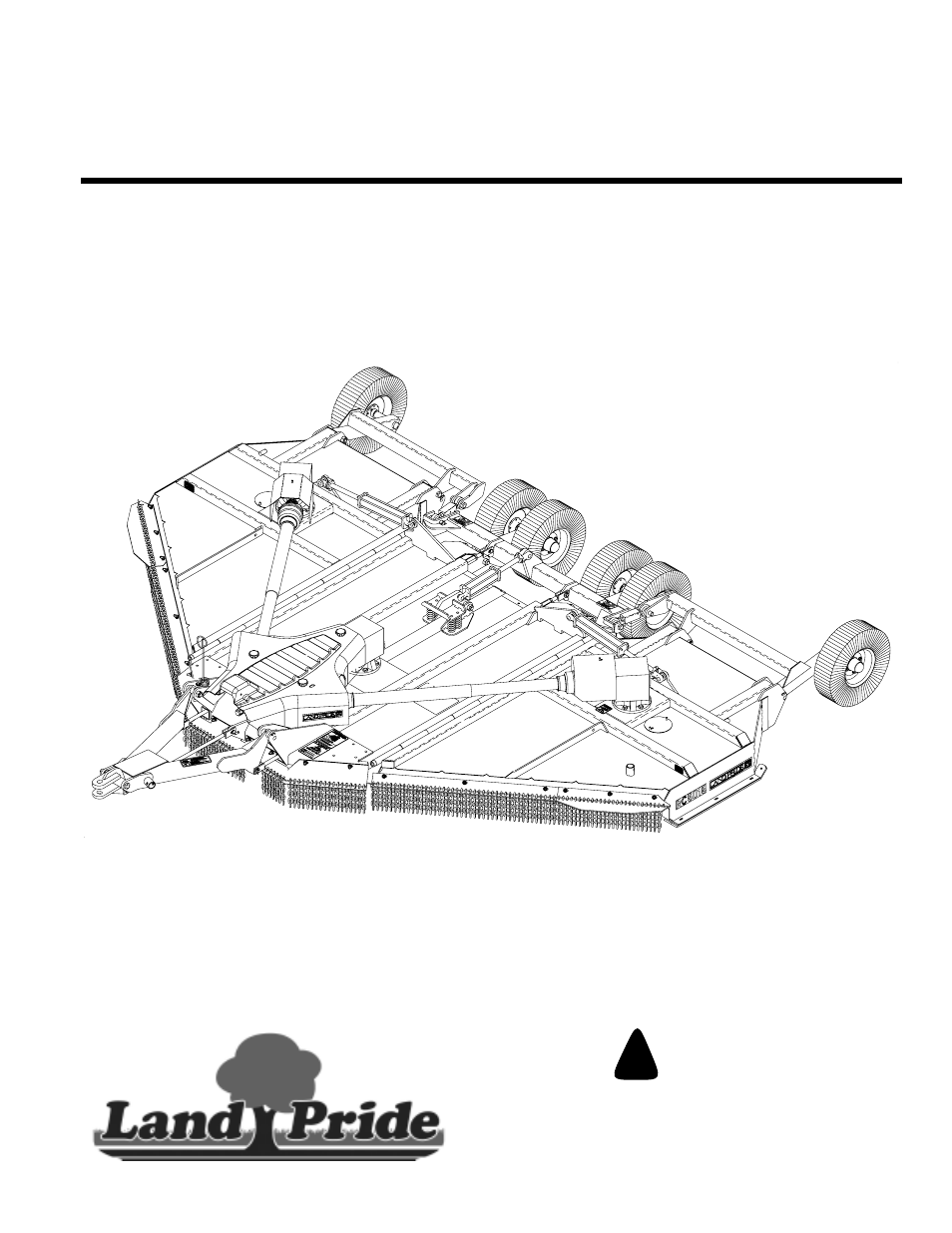 Land Pride RCM6015 User Manual | 46 pages