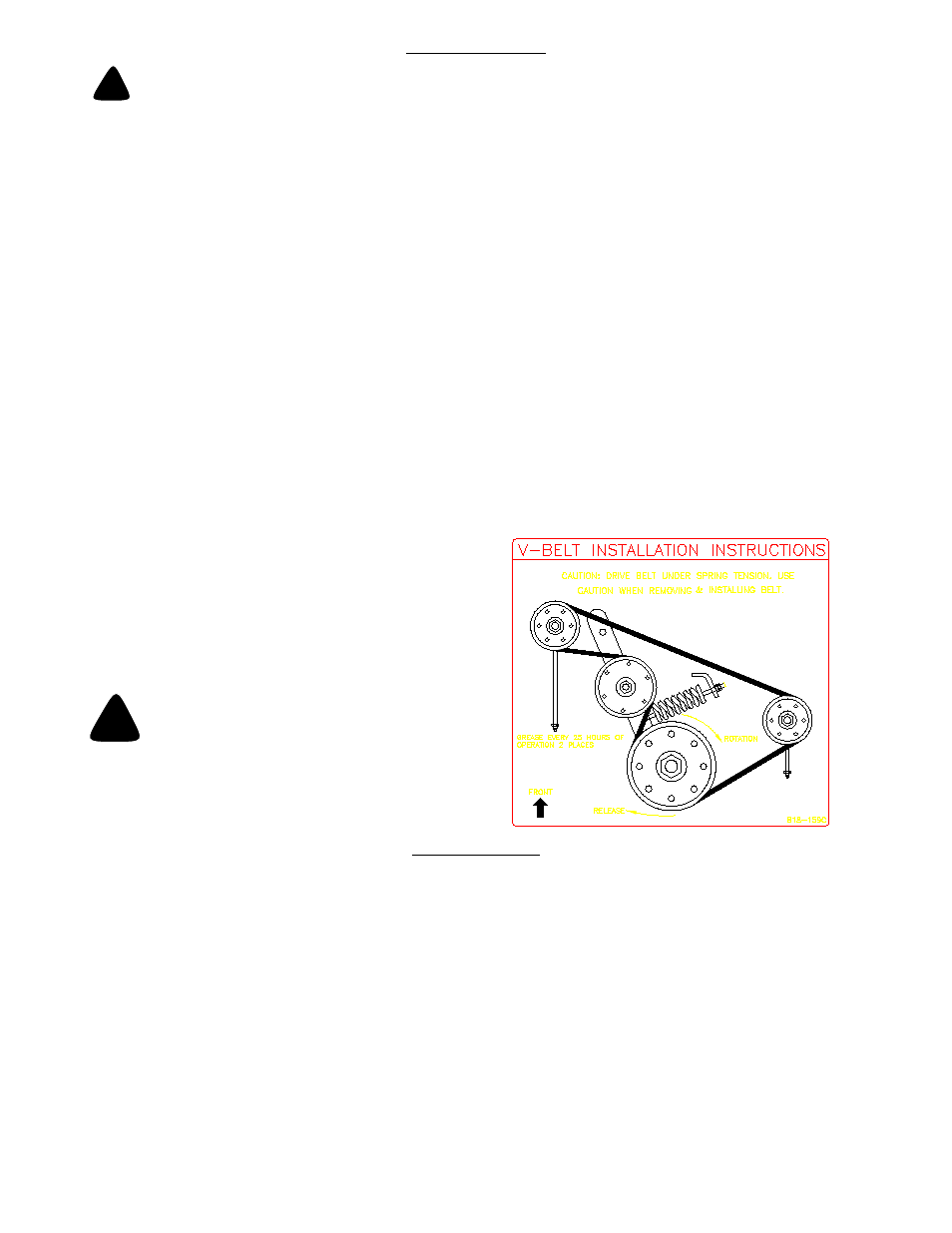 Caution | Land Pride FD2548 User Manual | Page 10 / 30