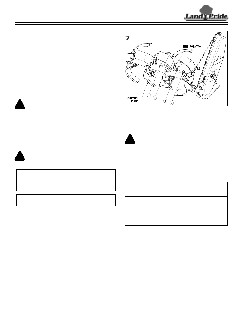 Land Pride RTR0542 User Manual | Page 22 / 32