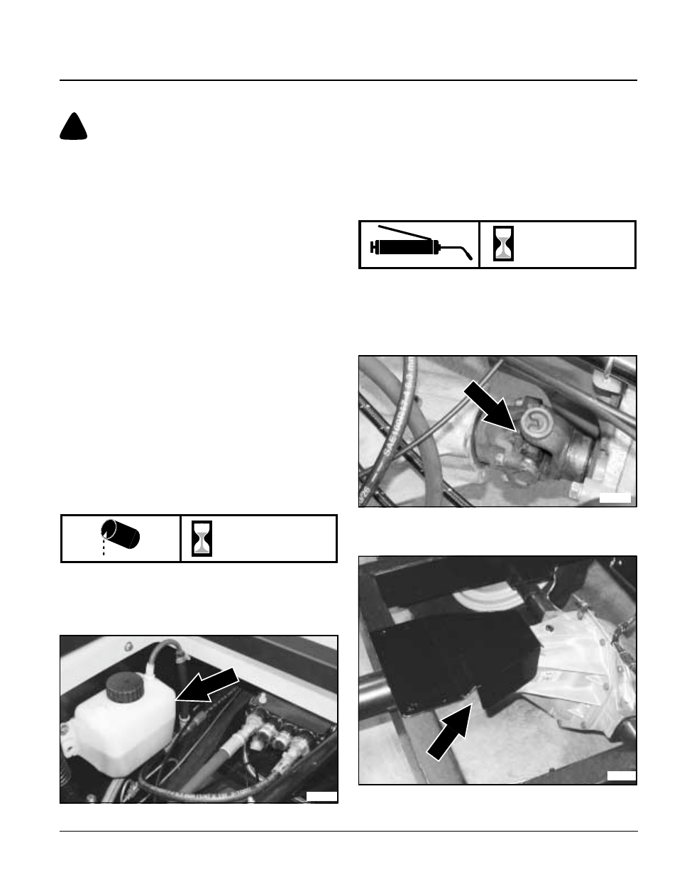 Driveline u-joints, Warning, Grease type lubrication | Land Pride 4400ex User Manual | Page 37 / 50