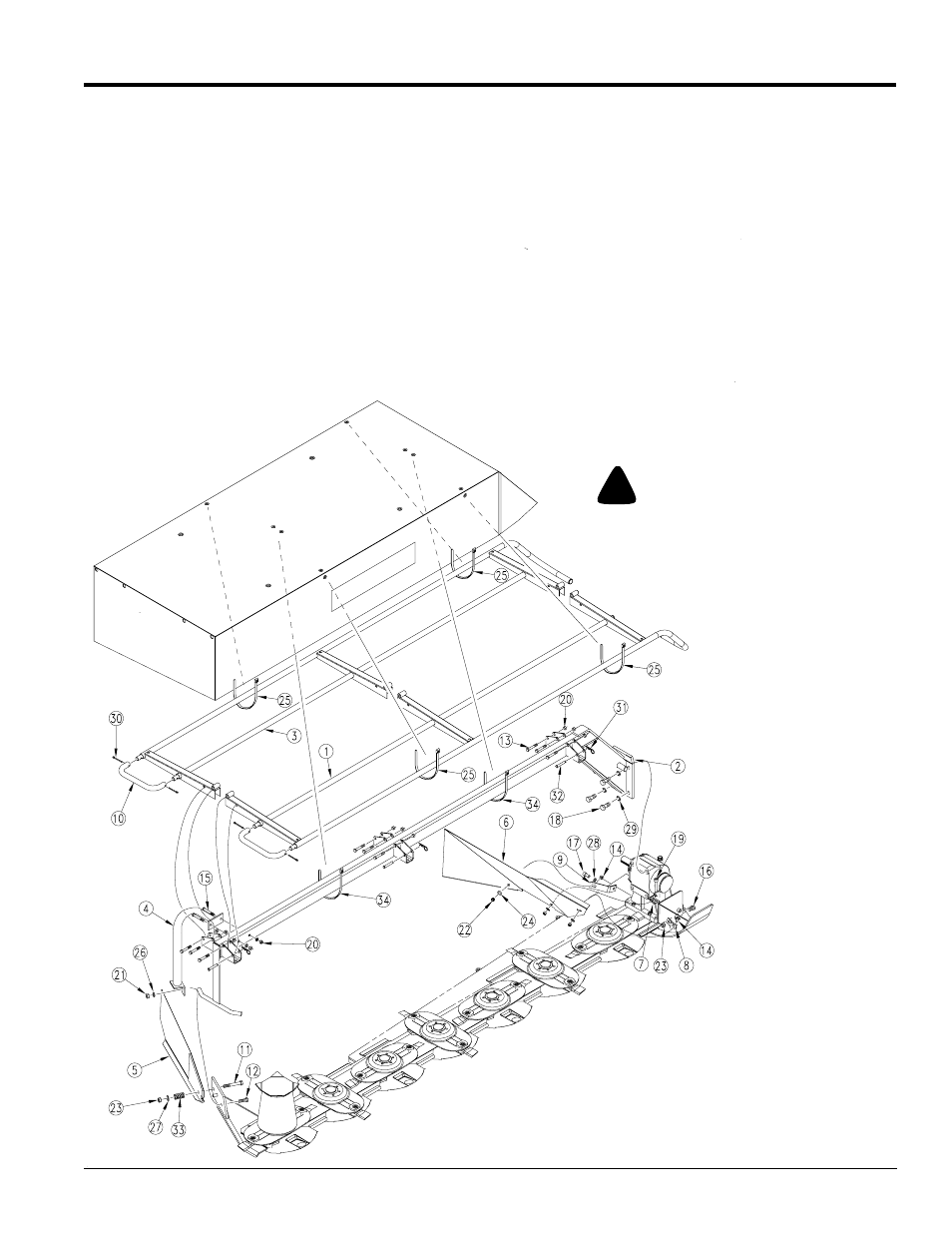 Cutting unit assembly, Danger, Table of contents cutting unit assembly | Land Pride DM36 Series User Manual | Page 13 / 30
