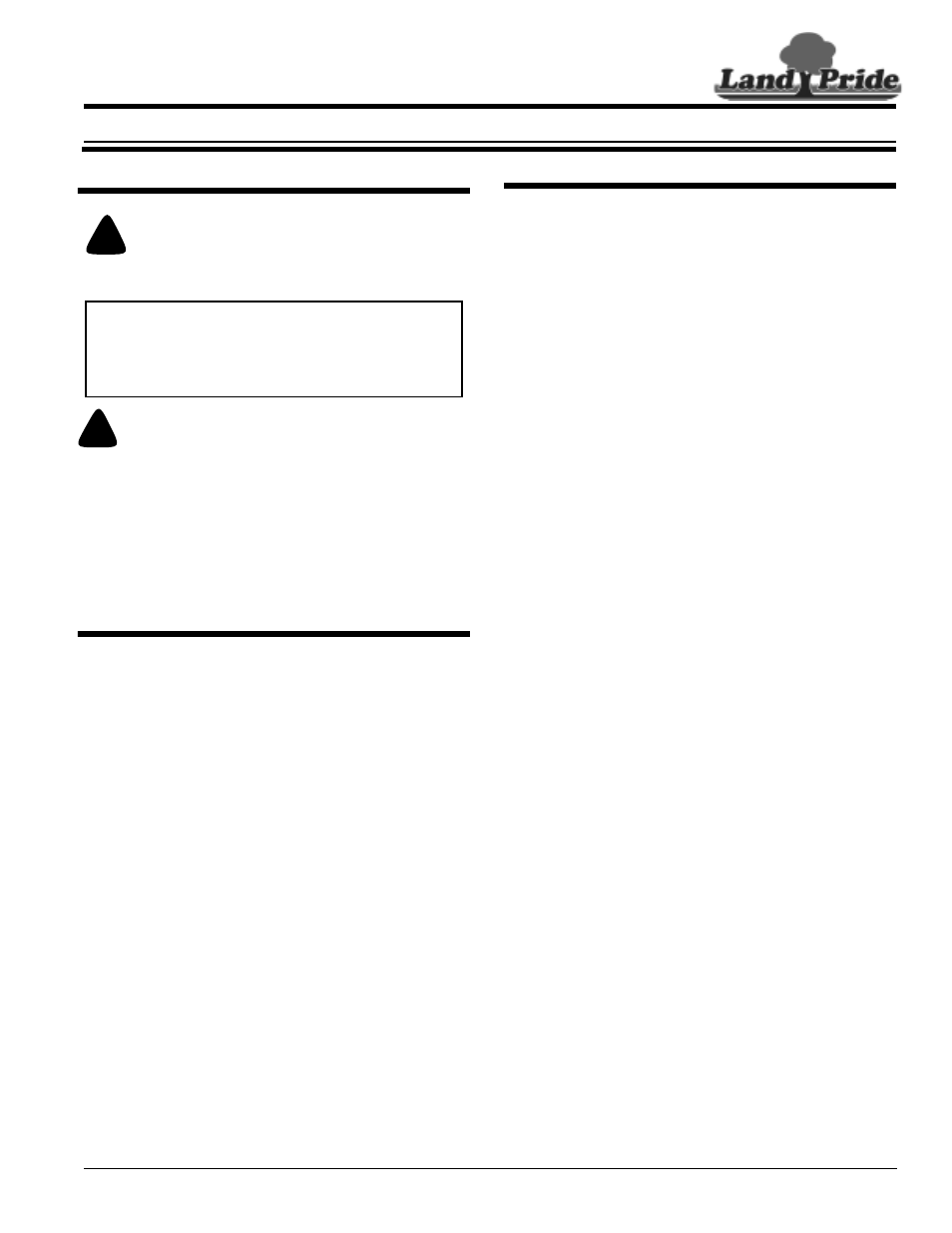 Land Pride 701-137M User Manual | 4 pages